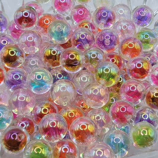 16MM double layer bubblegum beads