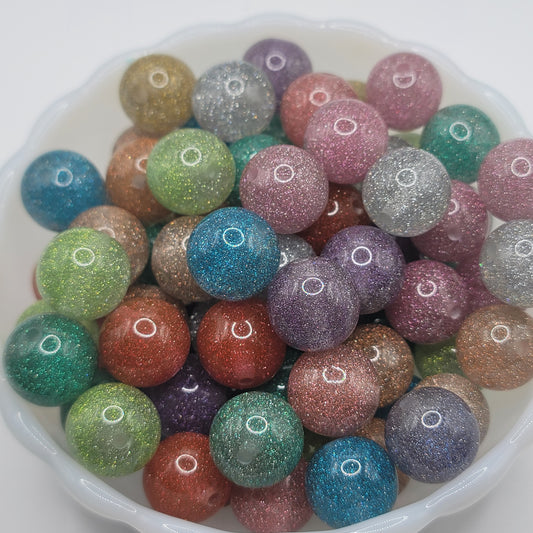16mm Galaxy bead mixed colors