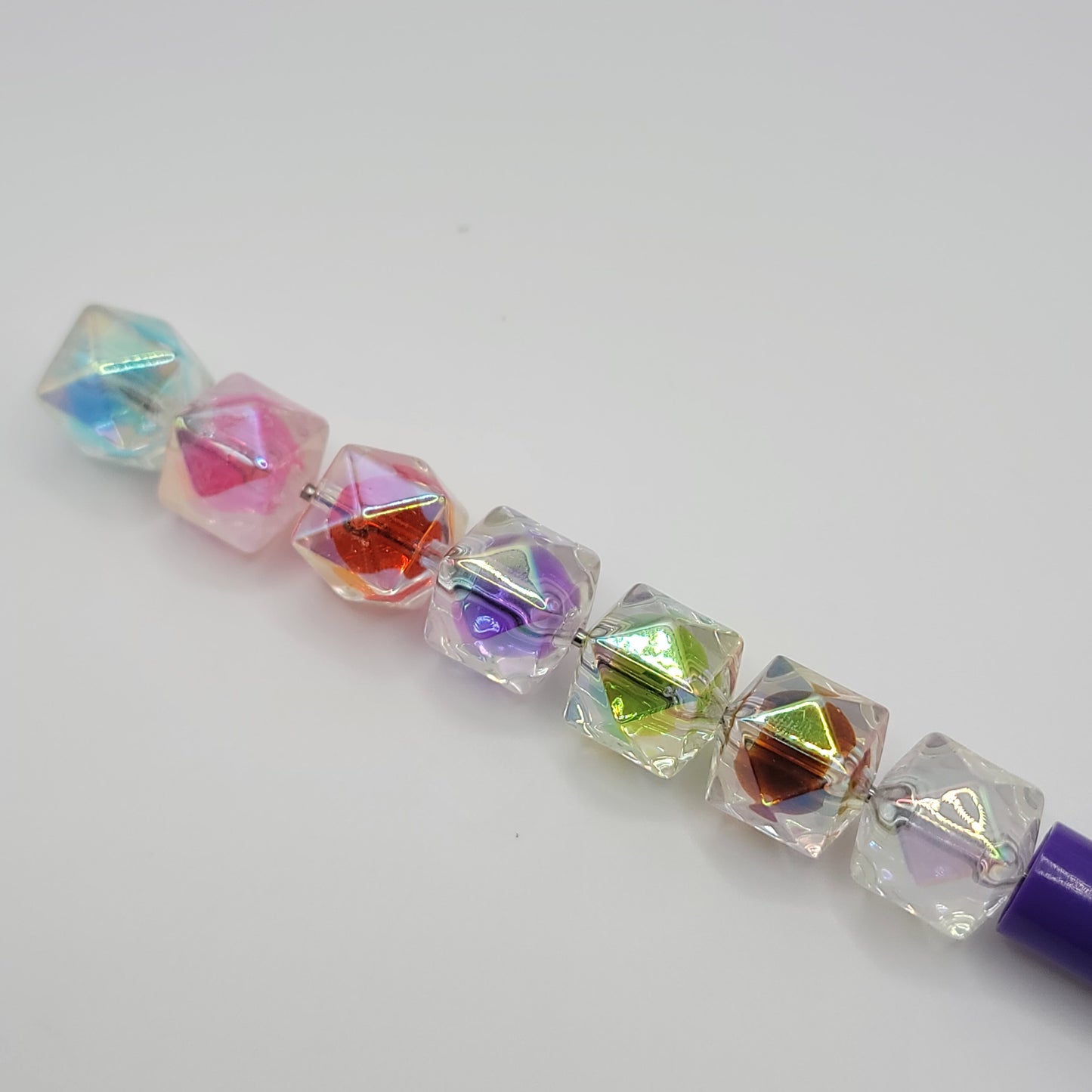 Double layer hexagon bead
