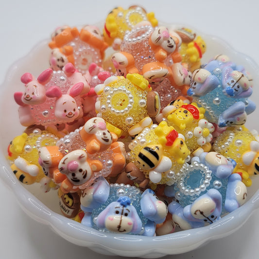 Honey bear and friends beads