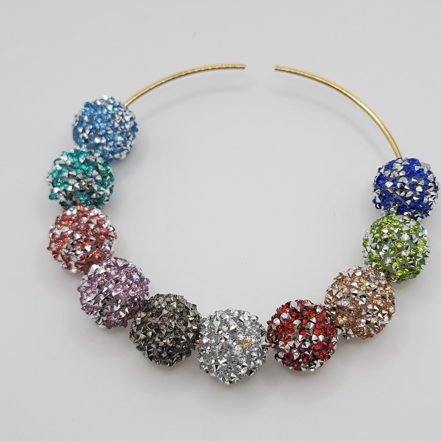 16mm full rhinestone beads, 10pc