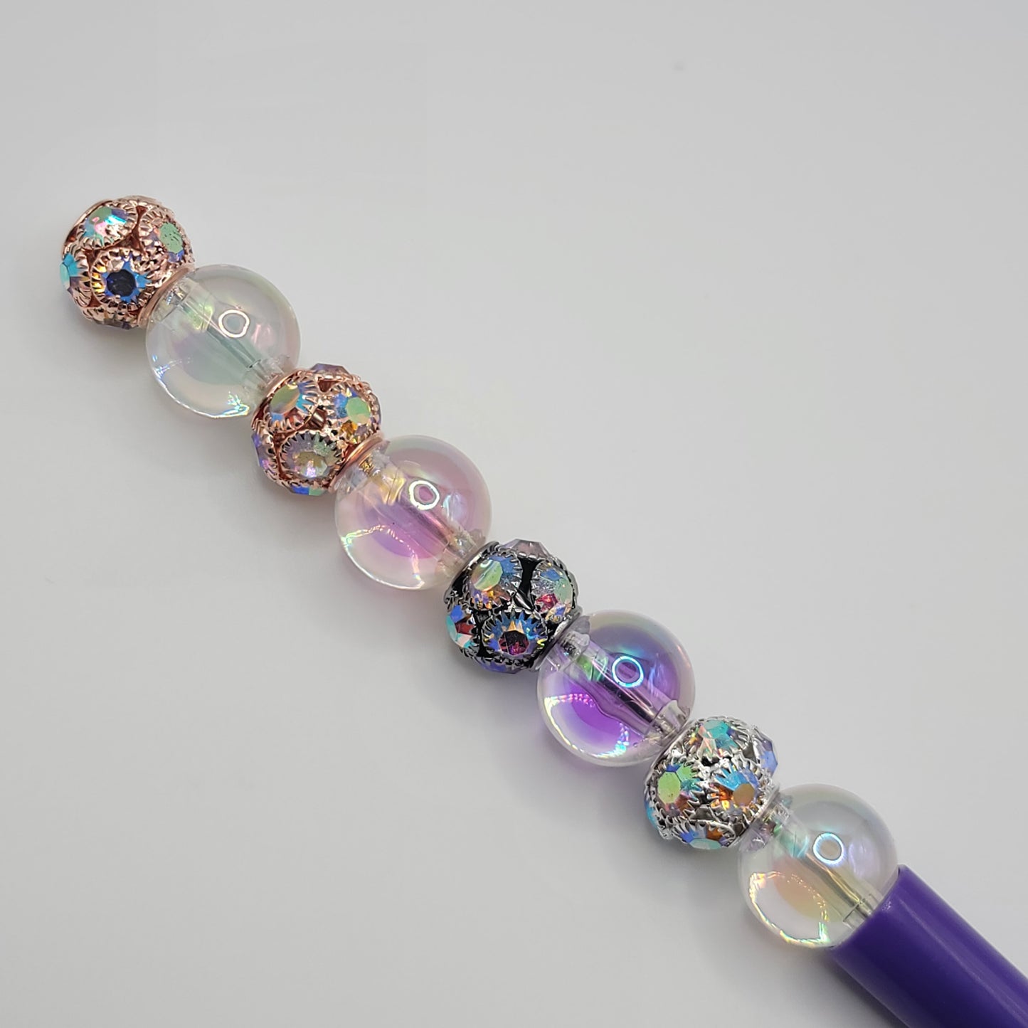 Rhinestone rondelle beads x4, rosegold, gold, silver, gunmetal