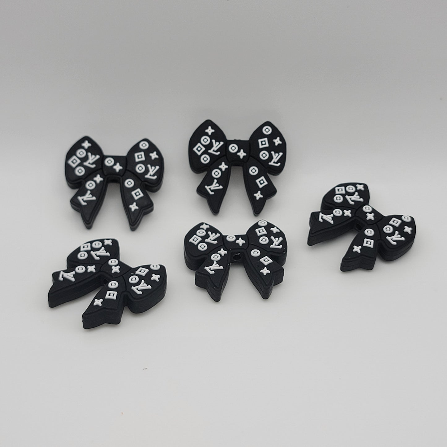 black and white designer silicone focal