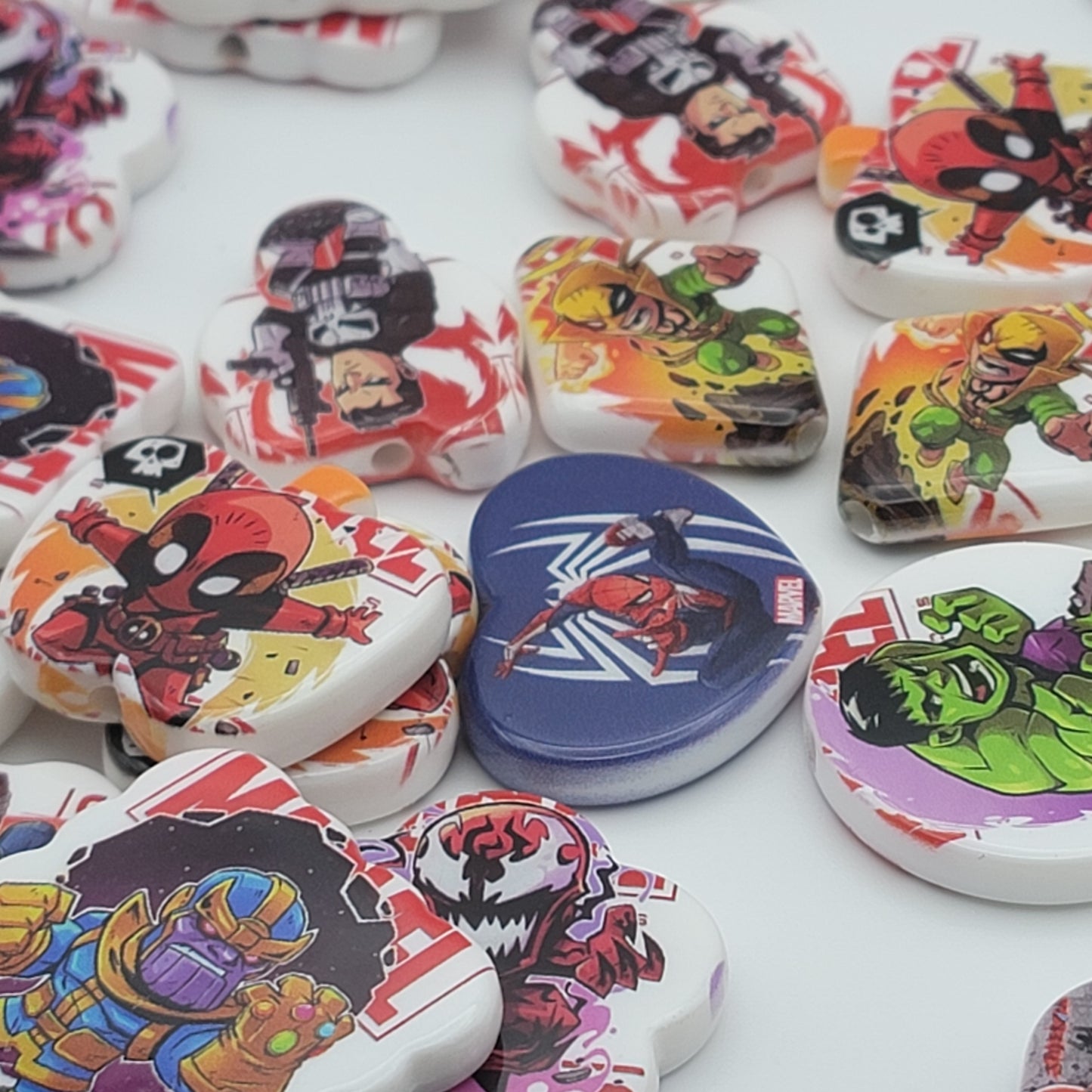 Super hero and villains bead