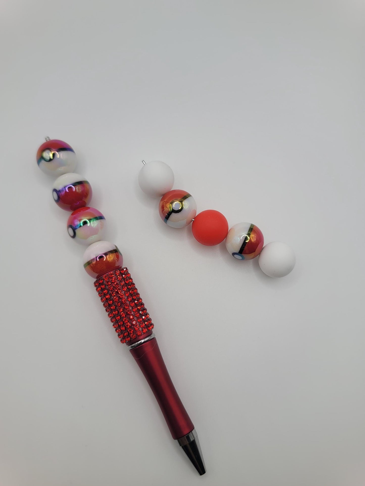 15.5MM Poke ball beads,uv coating