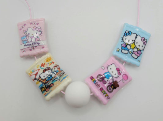 HK Resin Pillow Beads – Kawaii double sided – DIY Jewelry & Craft Supplies,  5 pc