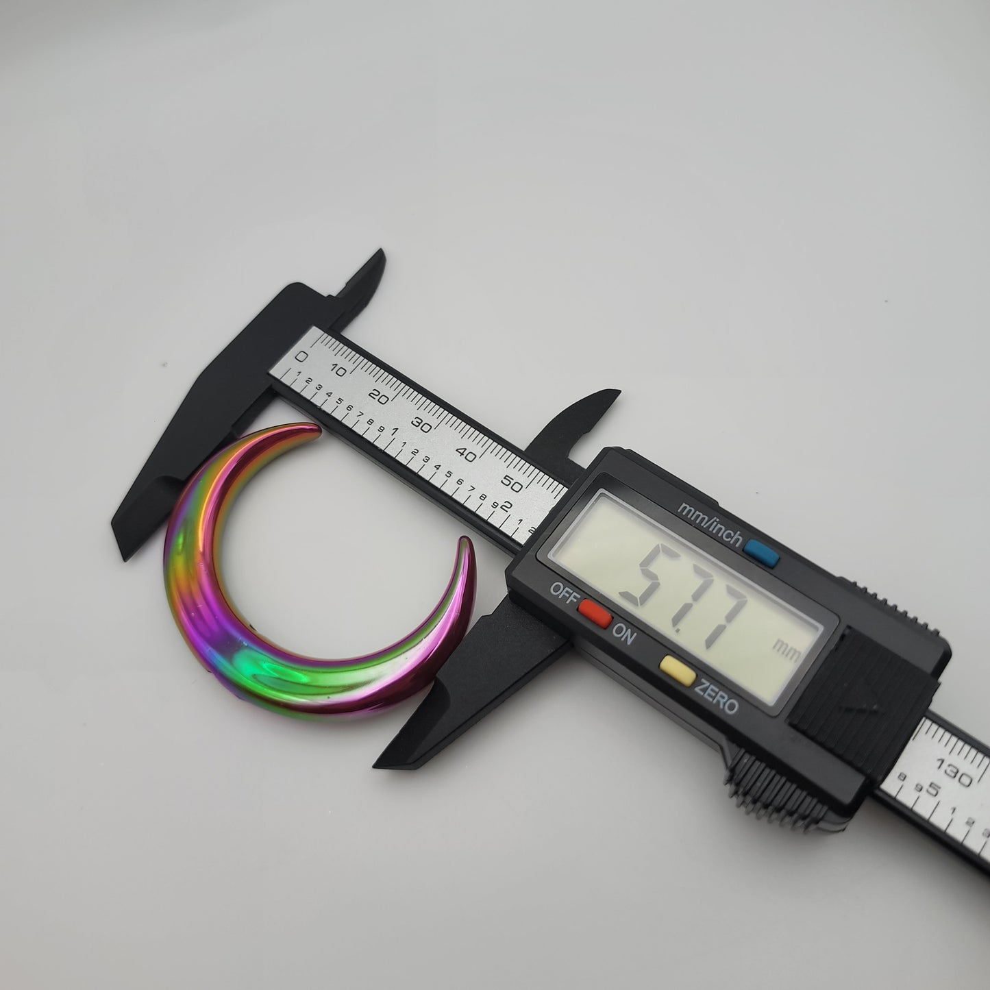 Acrylic iridescent moons