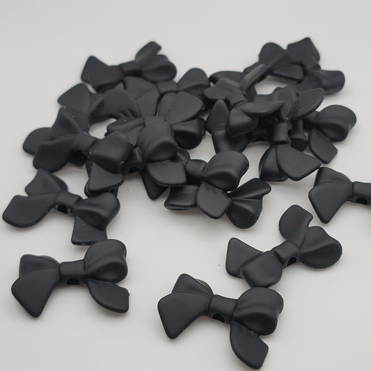 Acrylic silicone touch bow beads