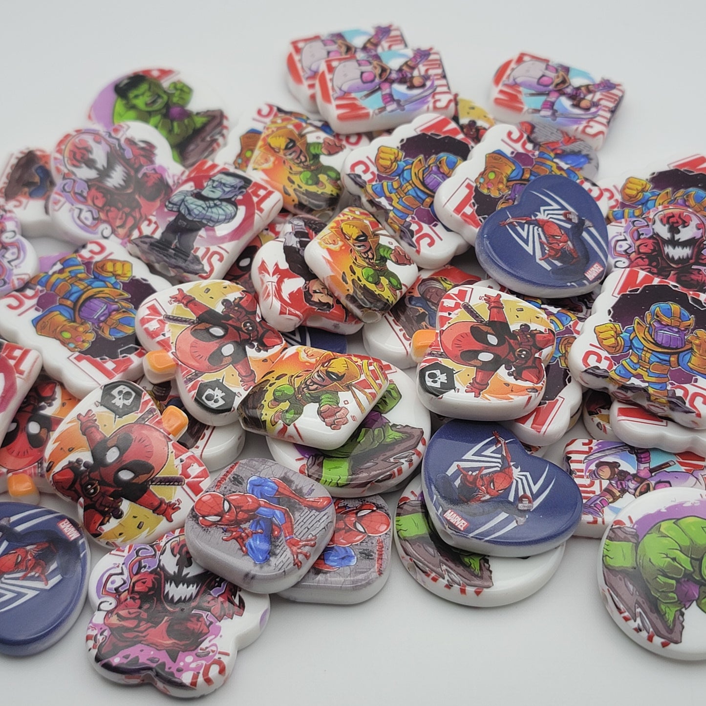 Super hero and villains bead