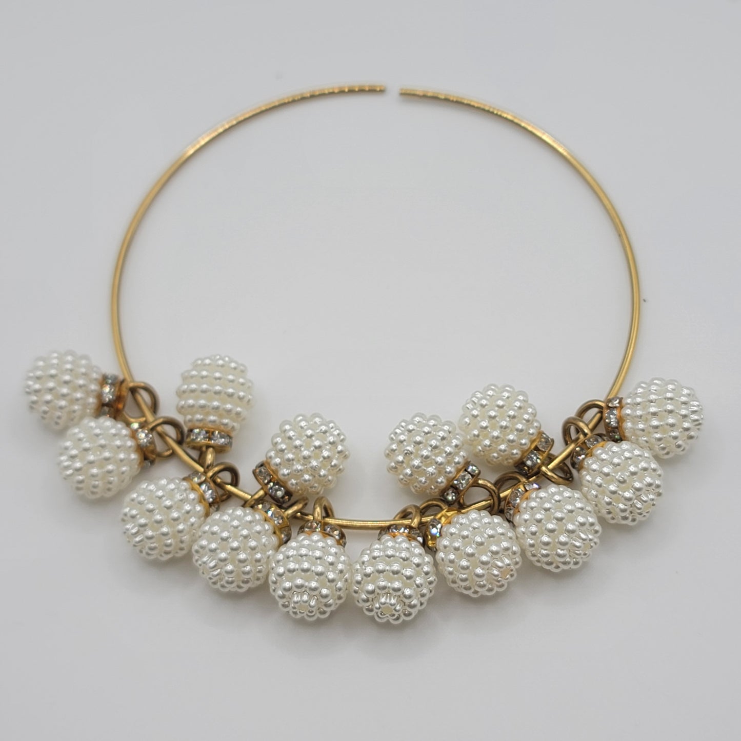 Pearl berry cluster pendant