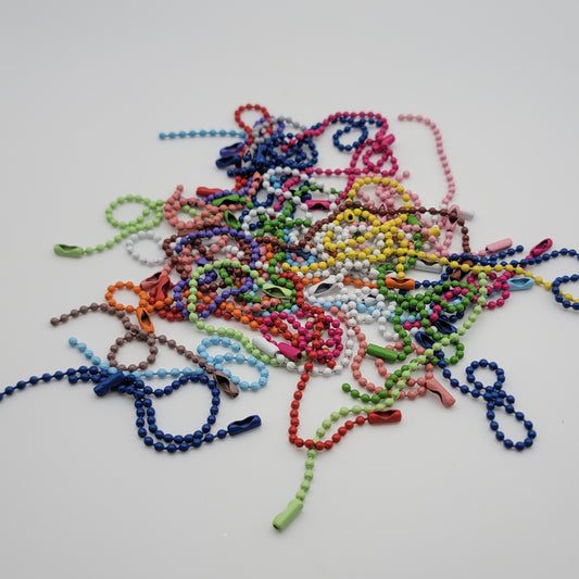 10cm ball chain keychain, 50ct