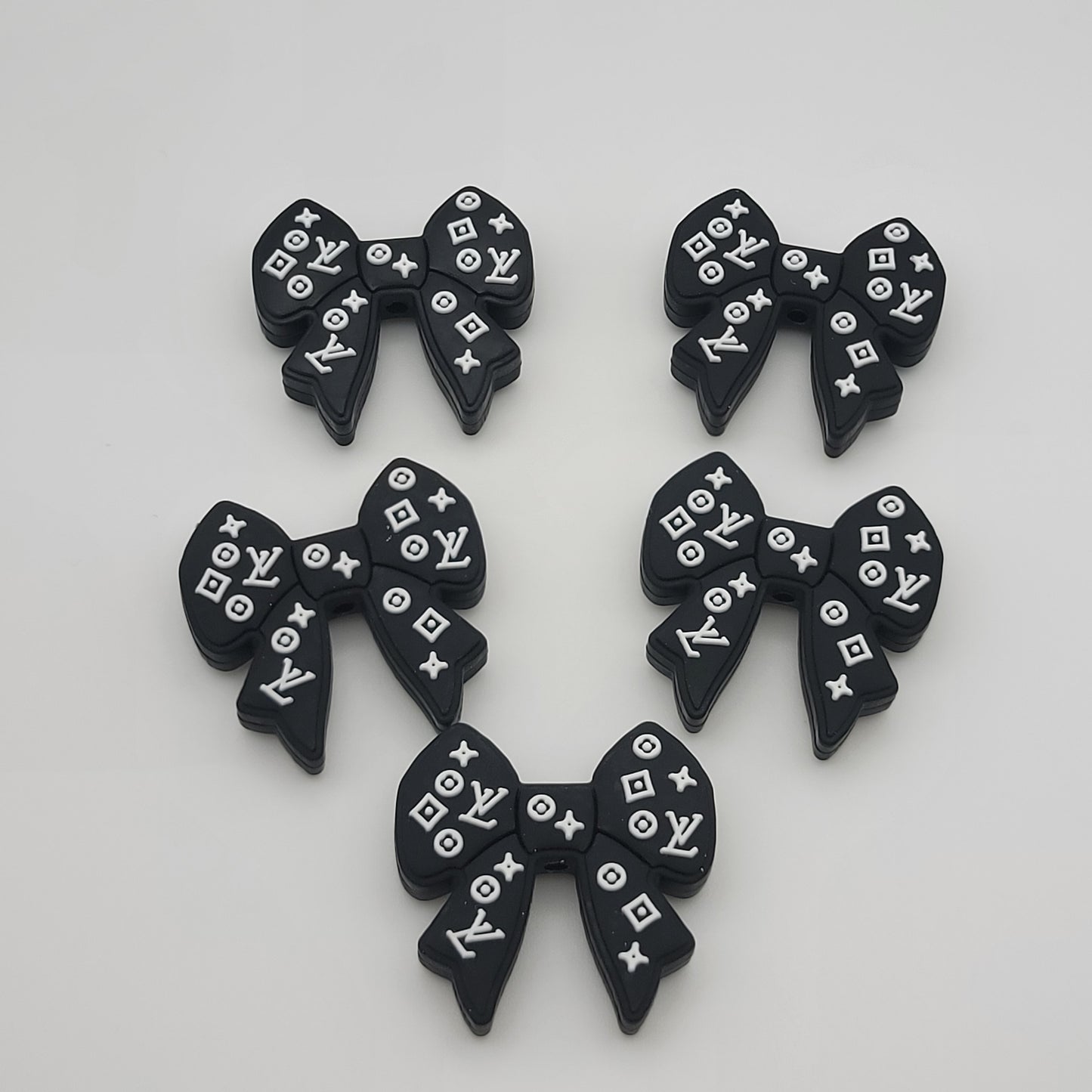 black and white designer silicone focal